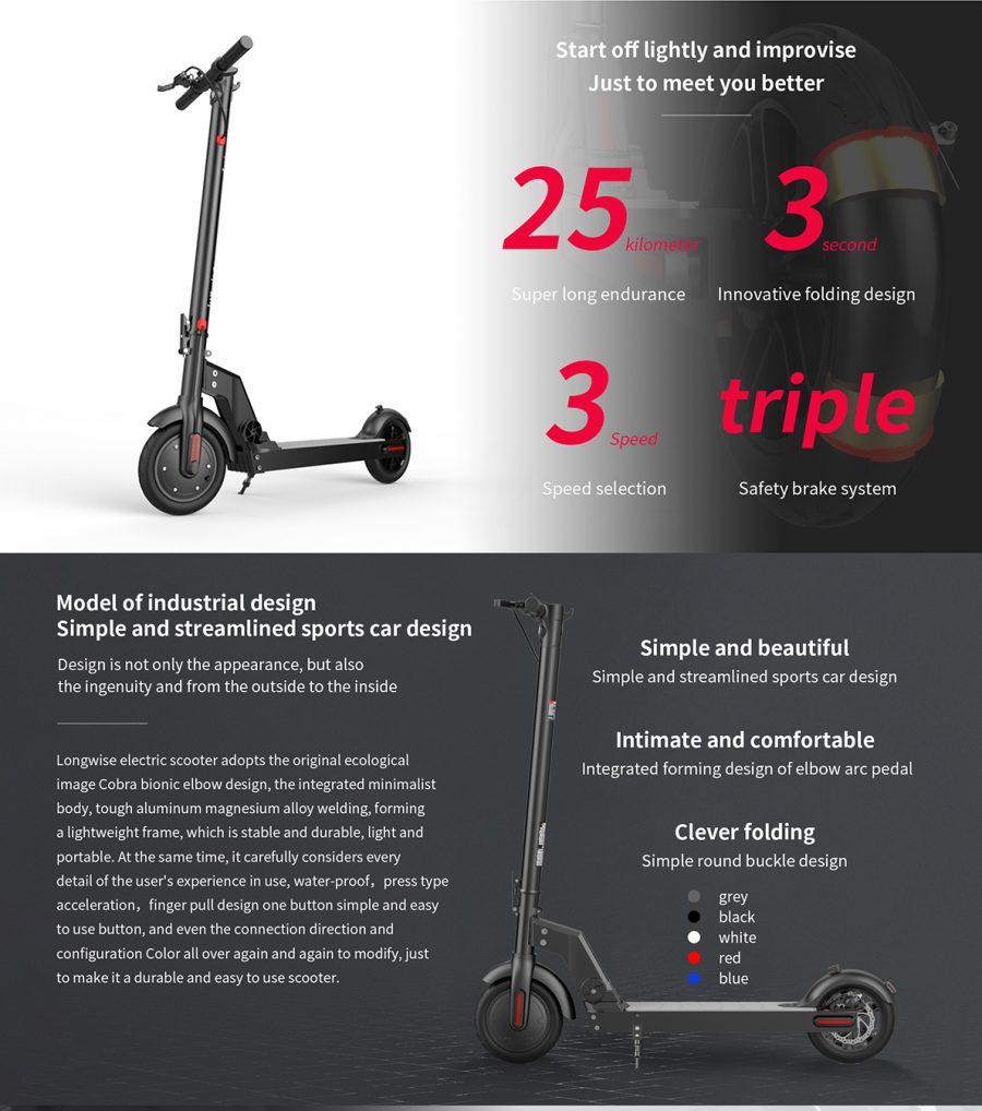 ES7 Electric scooter adult portable station riding instead of walking folding - Image 2